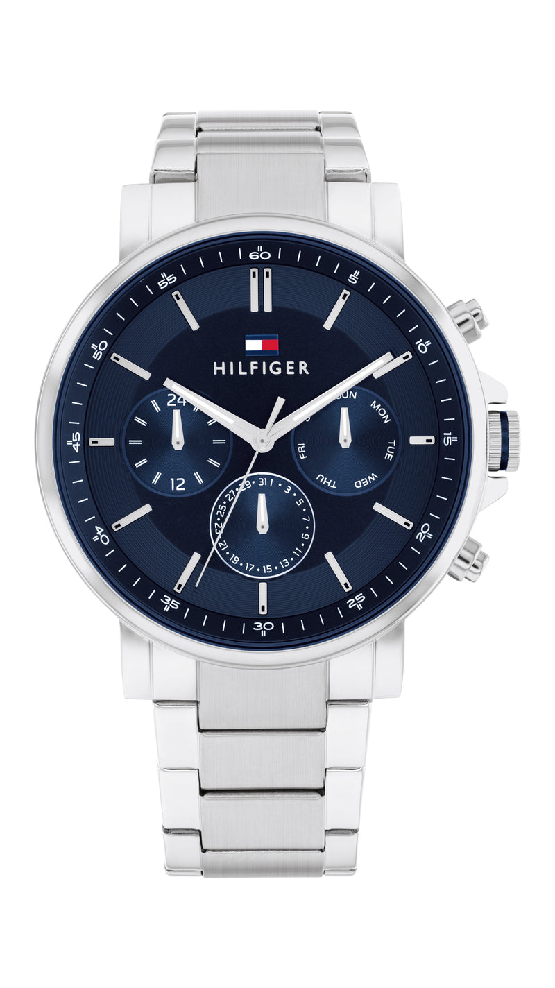 Tommy Hilfiger Tyson Stainless Steel Navy Dial Men's Watch 1710588 Tommy Hilfiger 