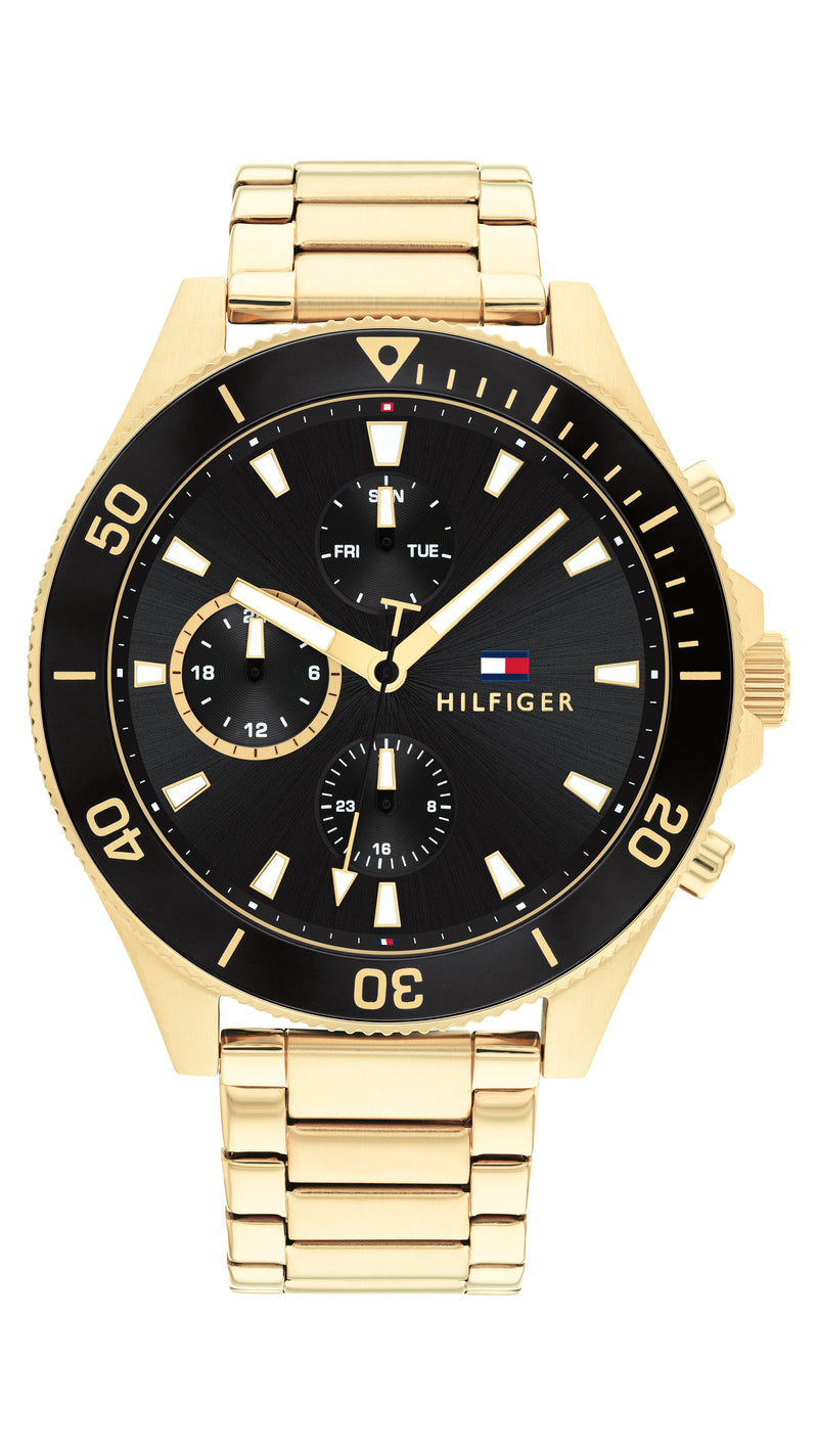 Tommy Hilfiger Larson Black and Gold Men's Watch 1791919 Watches Tommy Hilfiger 