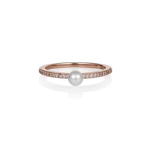 GEORGINI HEIRLOOM CHERISHED RING ROSE GOLD Bevilles Jewellers 