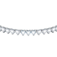 Chiara Ferragni Diamond Heart White Stone Tennis Bracelet Bevilles Jewellers 
