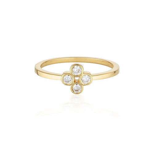 STELLAR LIGHTS GOLD TWINKLE RING Bevilles Jewellers 