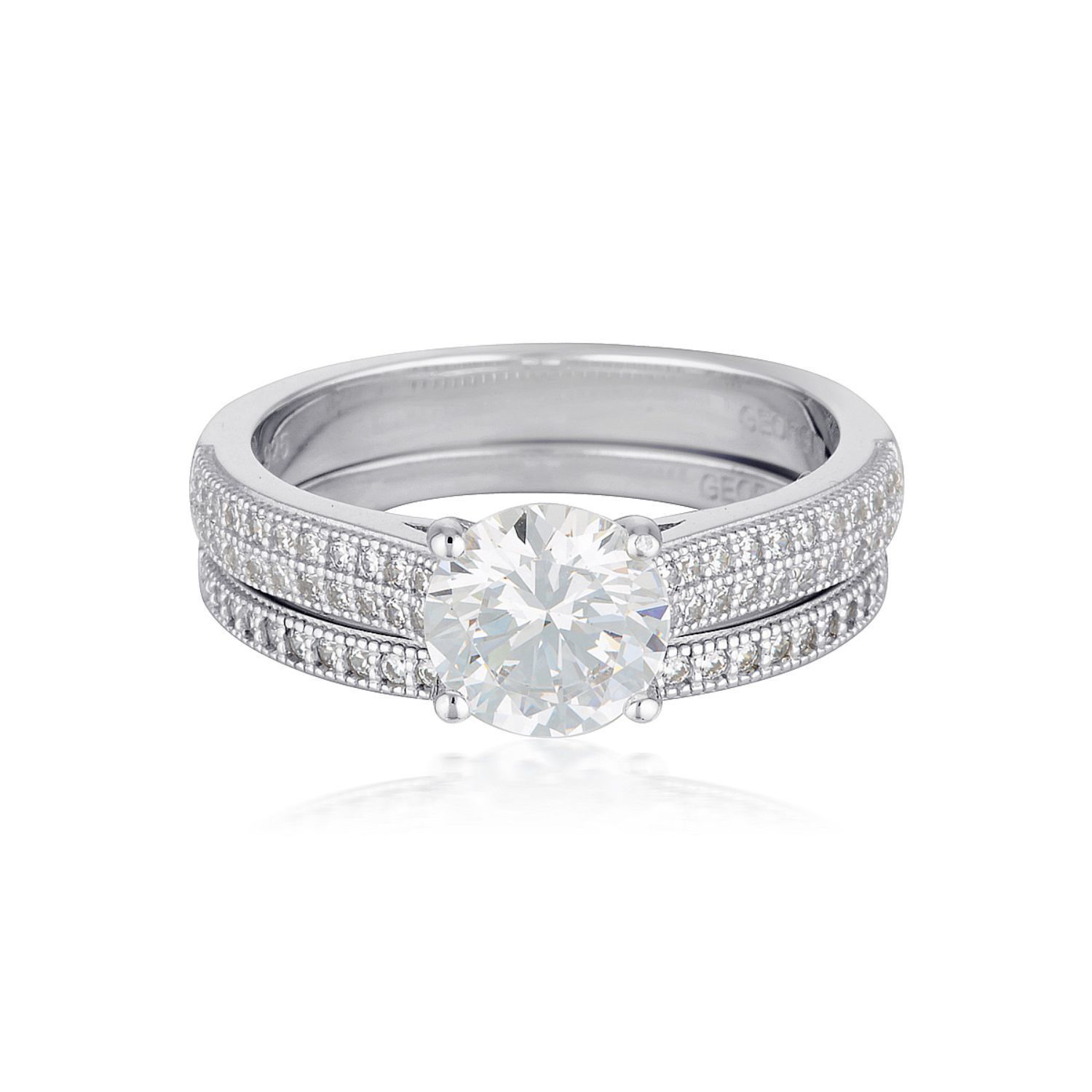 Georgini Princess 2 Ring Set Bevilles Jewellers 7 