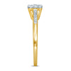 Martina Ring with 0.15ct of Diamonds in 9ct Yellow Gold Rings Bevilles 