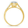 Martina Ring with 0.15ct of Diamonds in 9ct Yellow Gold Rings Bevilles 