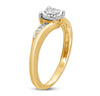 Brilliant Illusion Diamond Set Ring in 9ct Yellow Gold Rings Bevilles 