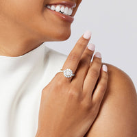 Miracle Crossover Ring with 1/2ct of Diamonds in 9ct Yellow Gold Rings Bevilles 