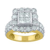 Invisible Princess Ring with 2.78ct of Diamonds in 18ct Yellow Gold Rings Bevilles 