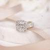 Invisible Princess Ring with 2.78ct of Diamonds in 18ct Yellow Gold Rings Bevilles 