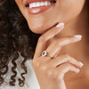 9ct Yellow Gold Diamond and Sapphire Ring Rings Bevilles 
