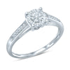 Martina Ring with 0.15ct of Diamonds in 9ct White Gold Rings Bevilles 