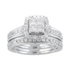 9ct White Gold 1.00ct Diamond Ring Rings Bevilles 