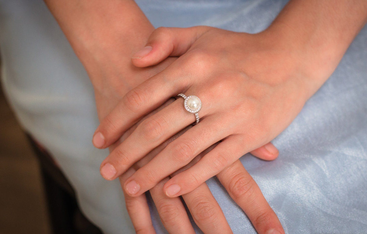 GEORGINI HEIRLOOM ALWAYS RING ROSE GOLD Bevilles Jewellers 