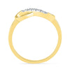 Diamond Infinity Stackable Ring in 9ct Yellow Gold Rings Bevilles 