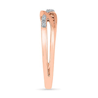 9ct Rose Diamond Stackable Ring Rings Bevilles 