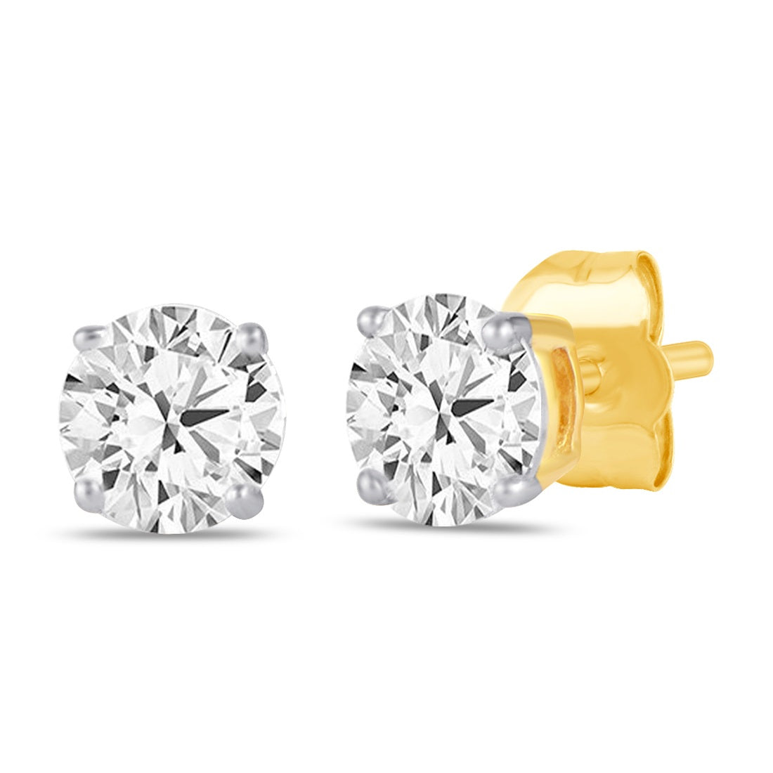 Tia 0.30ct Diamond Stud Earrings in 9ct Yellow Gold Earrings Bevilles 
