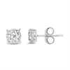 Tia Miracle Halo Earrings with 1/2ct of Diamonds in 9ct White Gold Earrings Bevilles 