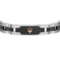 Maserati Jewels Dark Gunmetal Bracelet Bevilles Jewellers 