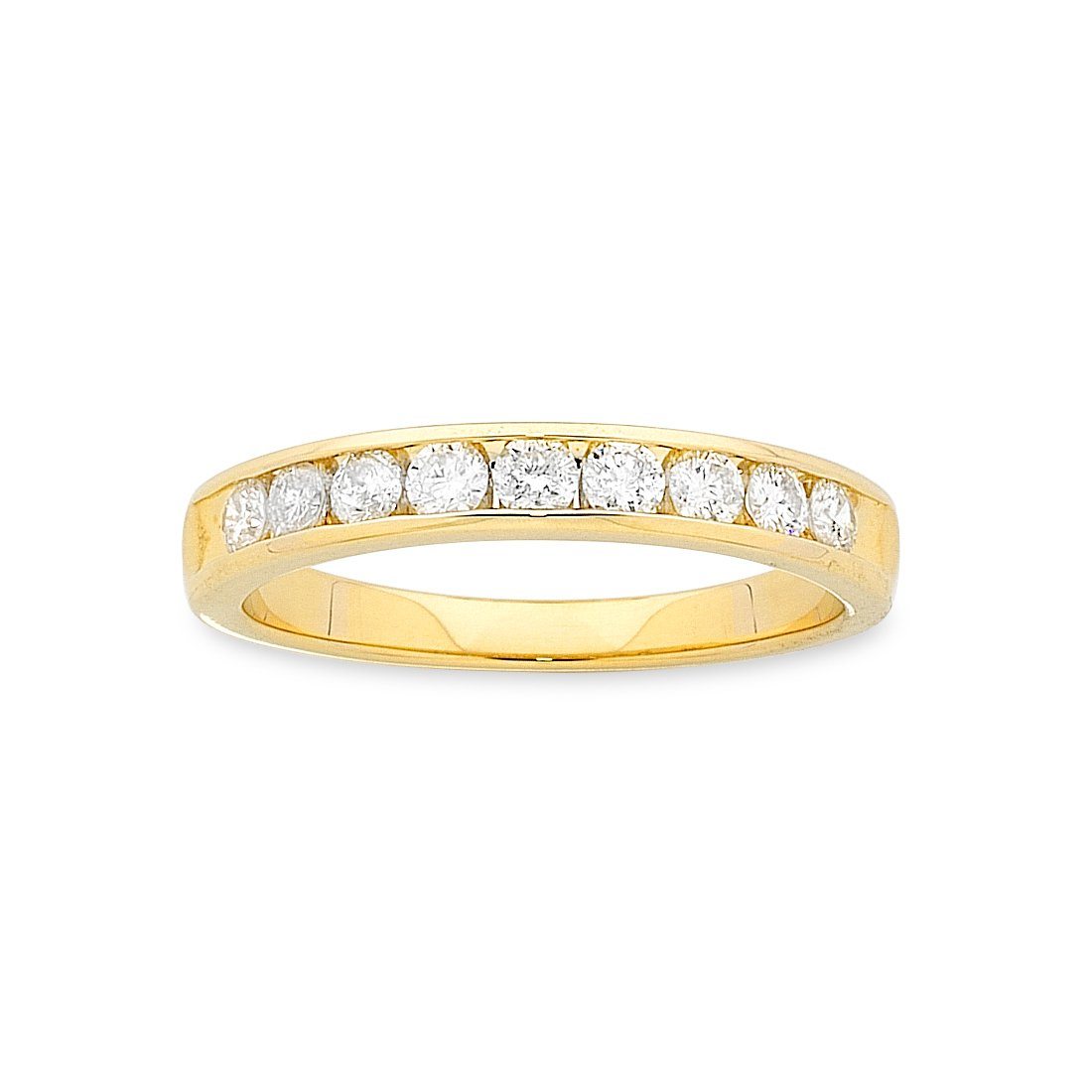 9ct Yellow Gold Diamond Ring 0.50ct Rings Bevilles 