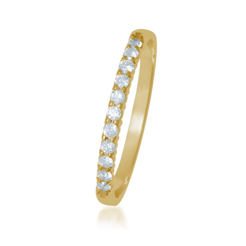 9ct Yellow Gold Diamond Eternity Ring Rings Bevilles 