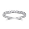 9ct White Gold 0.12ct Diamond Eternity Ring Rings Bevilles 