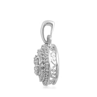 9ct White Gold 0.25ct Brilliant Diamond Necklace Necklaces Bevilles 