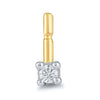 Diamond Set Nose Ring Pin in 9ct Yellow Gold Nose Rings Bevilles 