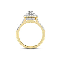 Love By Michelle Oval Solitaire Ring with 0.70ct of Diamonds in 18ct Yellow Gold Rings Bevilles 