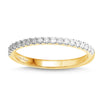 Love by Michelle Beville Eternity Ring with 1/5ct of Diamonds in 18ct Yellow Gold Rings Bevilles 