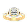Meera Miracle Bezel Ring with 1/5ct of Laboratory Grown Diamonds in 9ct Yellow Gold Rings Bevilles 