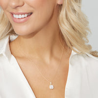 Meera Miracle Bezel Necklace with 1/5ct of Laboratory Grown Diamonds in 9ct Yellow Gold Necklaces Bevilles 