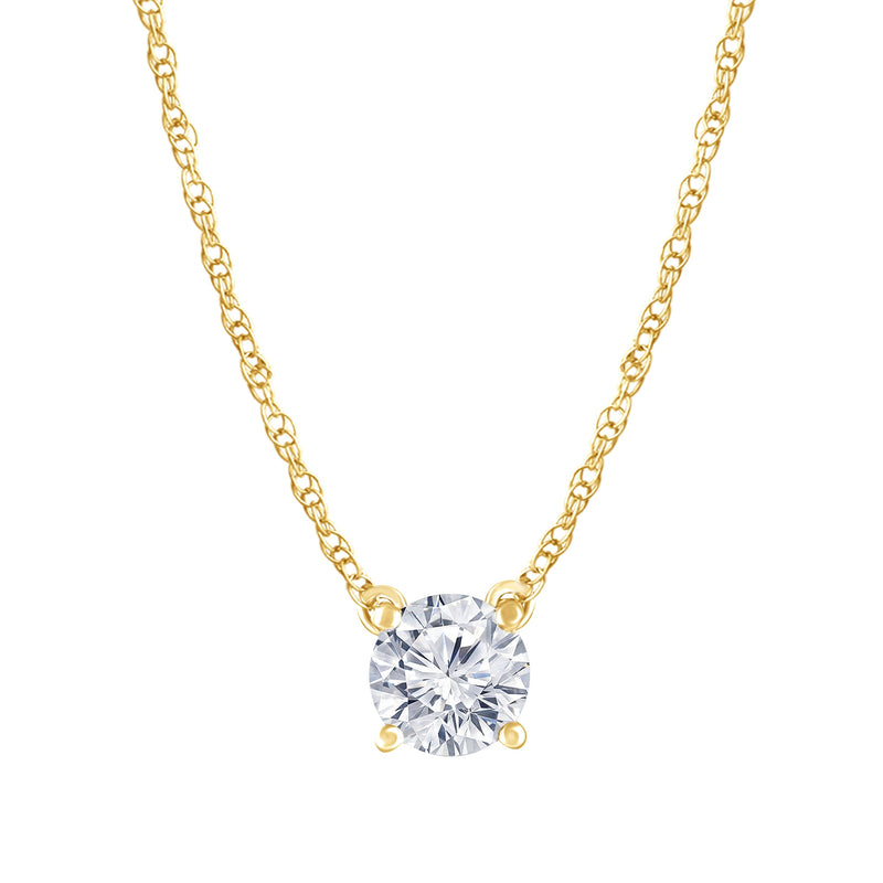 Meera 1/2ct Soliatire Laboratory Grown Diamond Necklace Necklaces Bevilles 