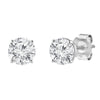 Meera 1.00ct Solitaire Laboratory Grown Diamond Earrings in 9ct White Gold Earrings Bevilles 