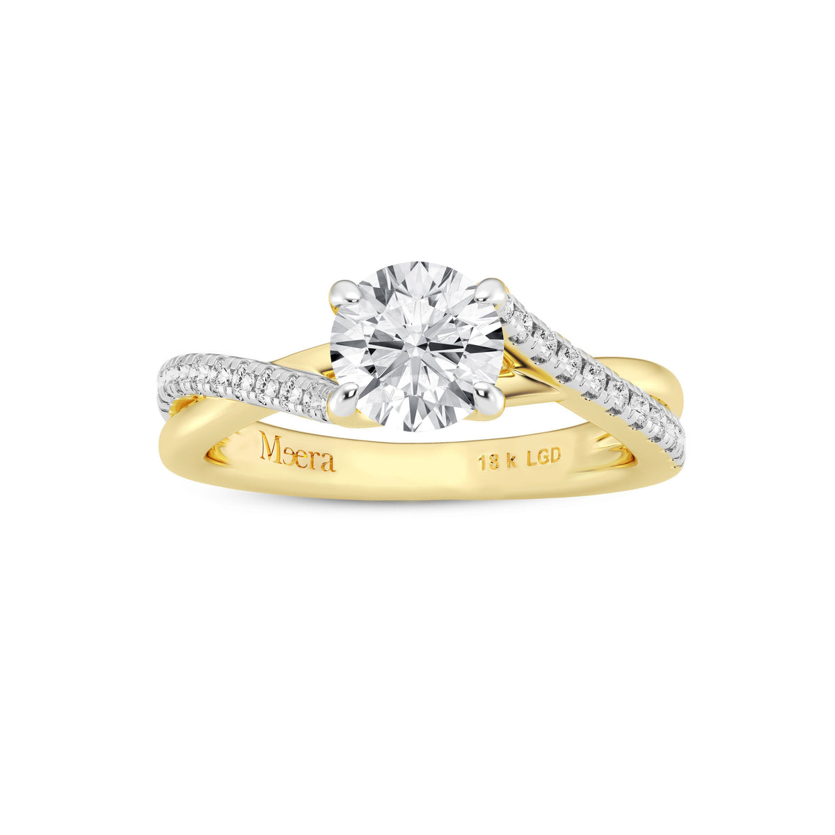 Meera Solitaire Ring with 1.15ct of Laboratory Grown Diamonds in 18ct Yellow Gold Rings Bevilles 