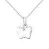 Children's Diamond Butterfly Necklace in Sterling Silver Necklaces Bevilles 