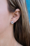 GEORGINI COMMONWEALTH COLLECTION BIRMINGHAM EARRINGS SILVER Bevilles Jewellers 