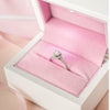 Love by Michelle Beville Halo Solitaire Ring with 0.90ct of Diamonds in 18ct White Gold Rings Bevilles 