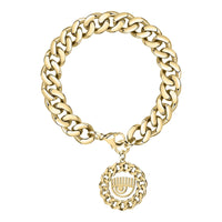 Chiara Ferragni Chain Collection Gold Eye Bracelet Bevilles Jewellers 