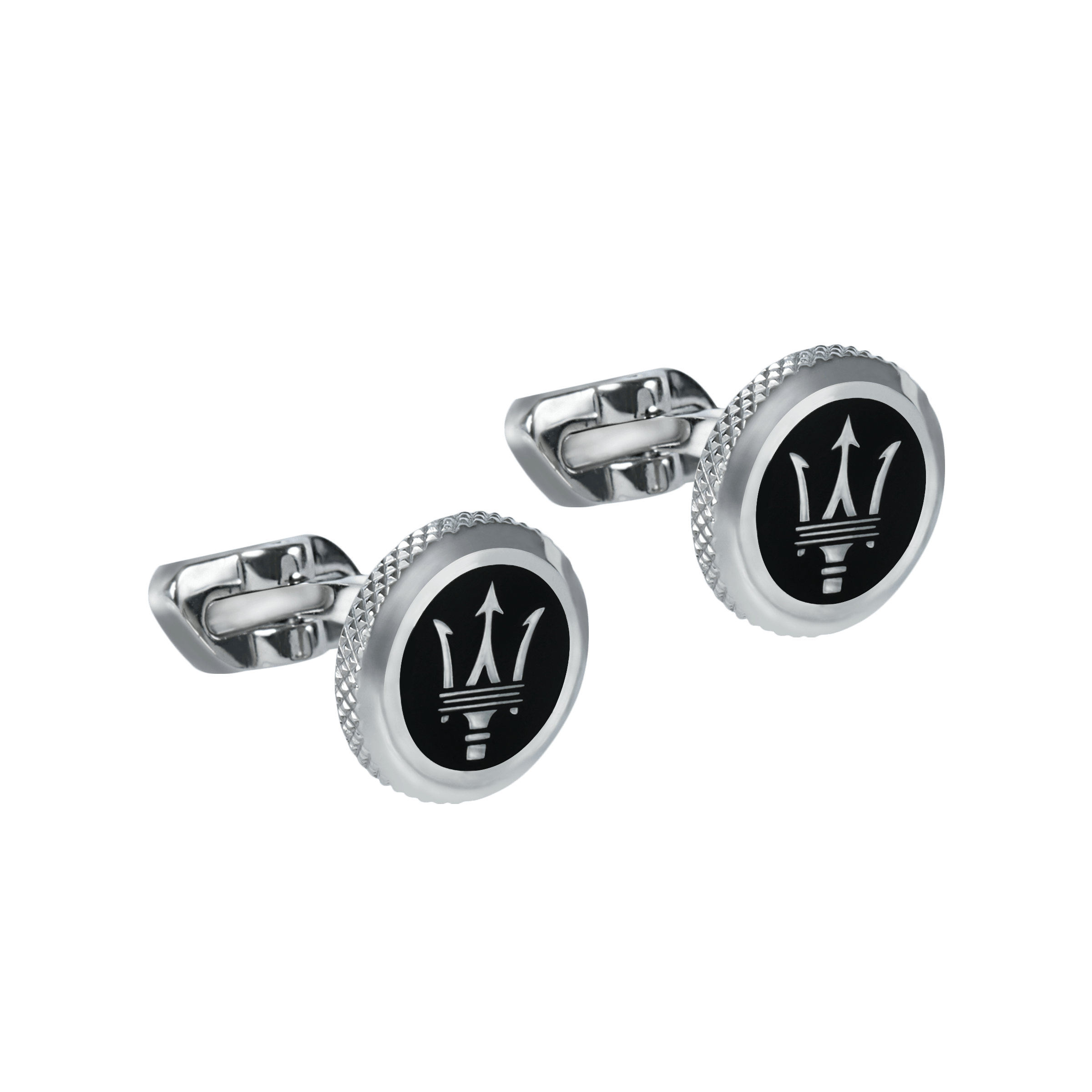 Maserati Jewels Black Cufflinks Bevilles Jewellers 