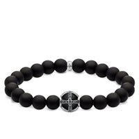 Thomas Sabo Bracelet Cross Black Bracelets Thomas Sabo 
