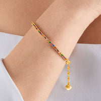 Thomas Sabo Bracelet Colourful Stones Gold Bracelet Thomas Sabo 