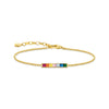 THOMAS SABO Bracelet colourful stones gold Bracelets Thomas Sabo 16-19 cm 