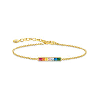 THOMAS SABO Bracelet colourful stones gold Bracelets Thomas Sabo 16-19 cm 