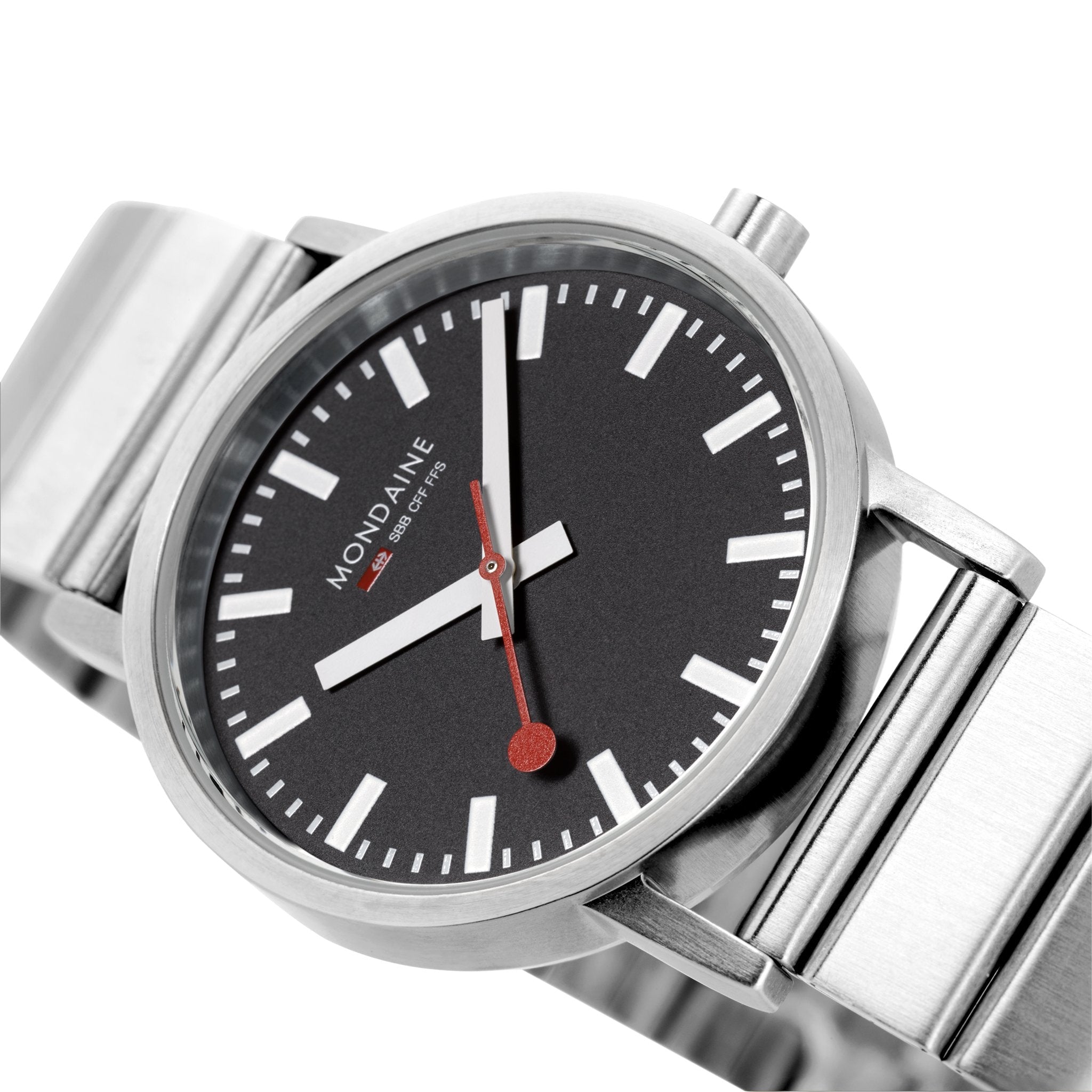 Mondaine Official Classic 36mm Silver Stainless Steel watch Watch Mondaine 