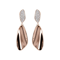 Bronzallure Leaf Earrings Cubic Zirconia Earrings Bronzallure 