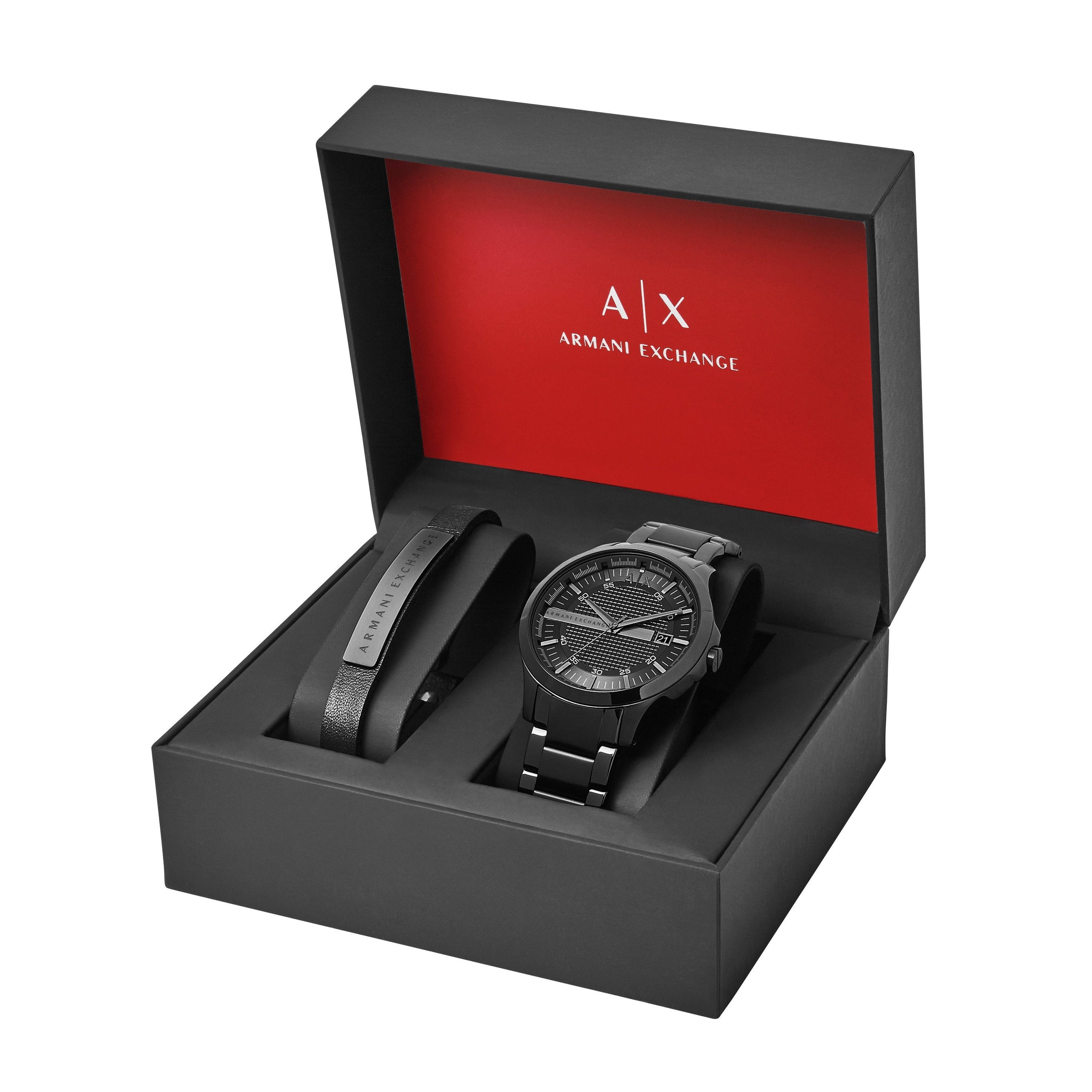 Armani Exchange Hampton Watch and Bracelet Gift Set AX7101 Watches Armani Exchange 