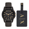 Armani Exchange Watch & Luggage Tag Gift Set AX7105 Watches Armani Exchange 