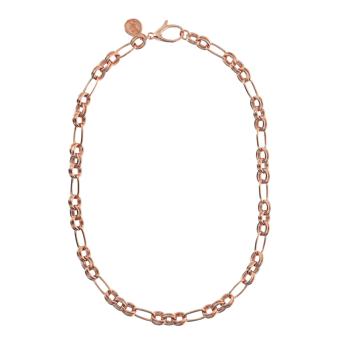 Bronzallure Alternate Oval Chain Necklace Necklaces Bronzallure 