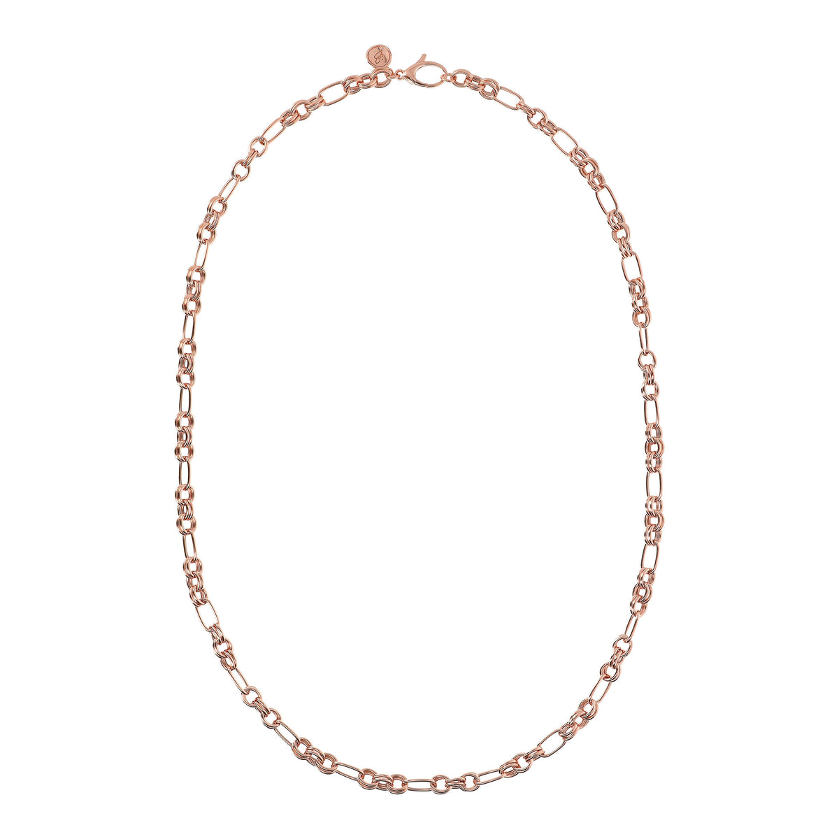 Bronzallure Alternate Oval Chain Necklace Necklaces Bronzallure 