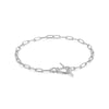 Ania Haie Silver Knot T Bar Chain Bracelet Bracelet The Jewellery Boutique 