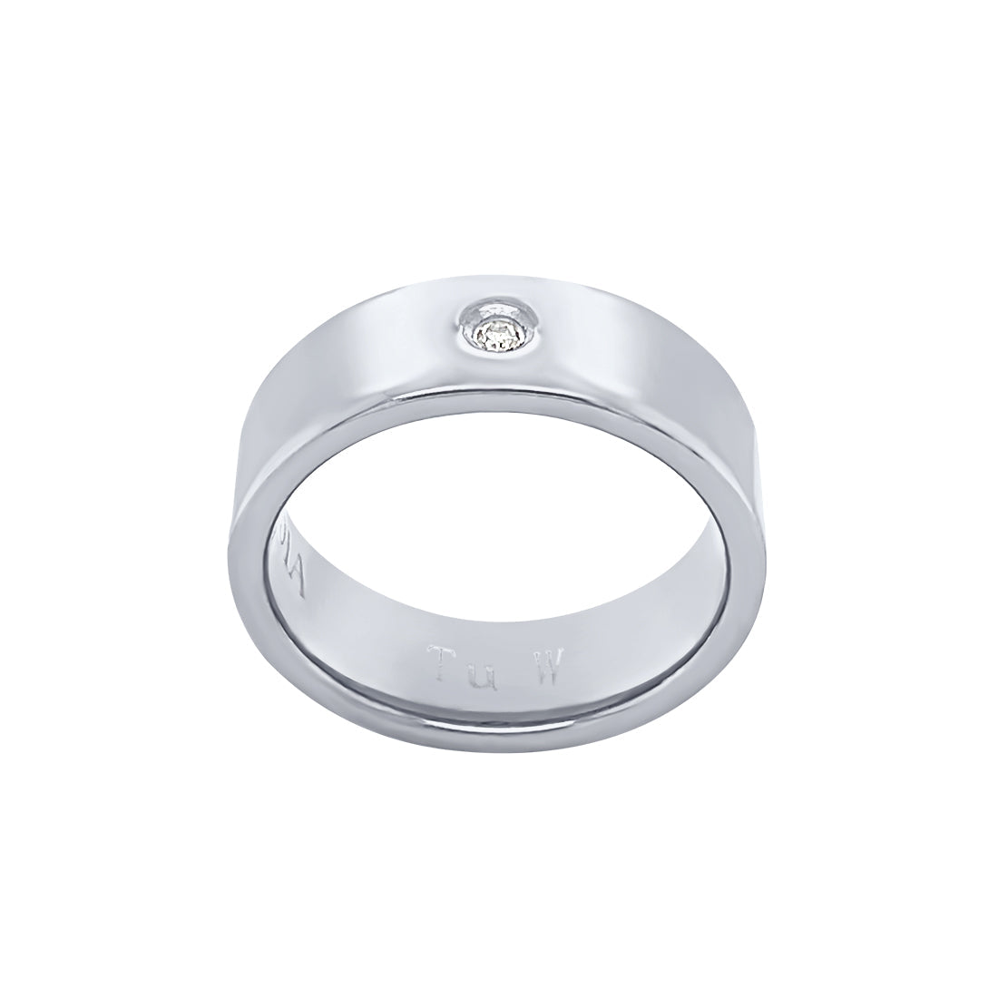Stanton Made for Men Diamond Set Tungsten Ring Rings Bevilles 